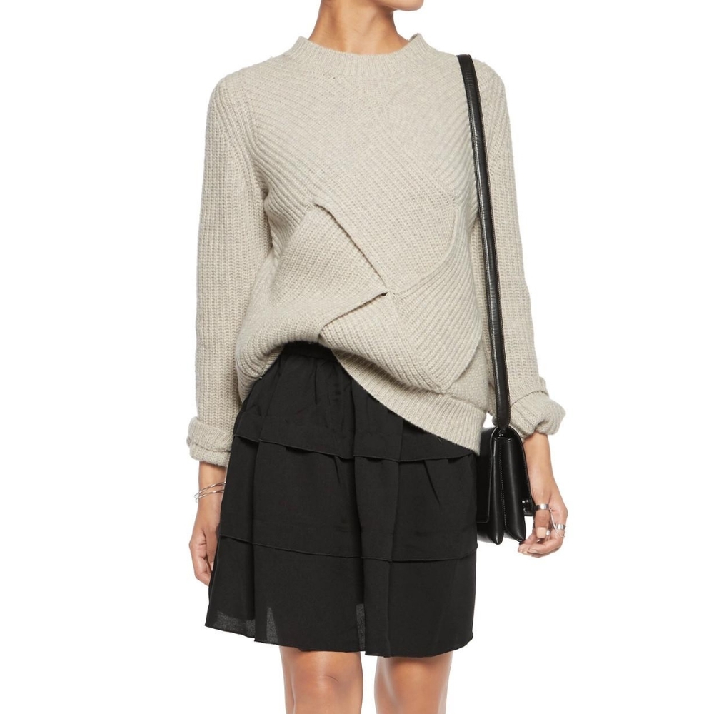 IRO Bell black mini skirt - Picture 1 of 6